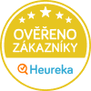 Ověřeno zákazníky, zlatá pečeť Heureka.cz